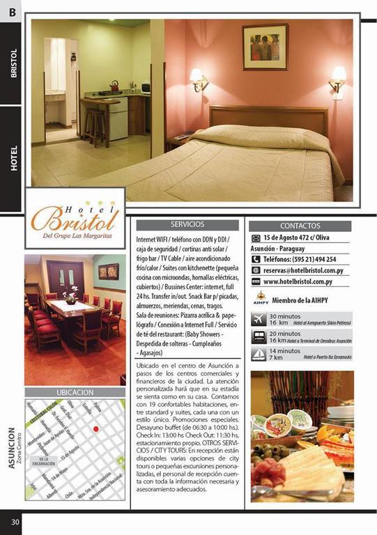 Hotel Bristol Asuncion Exterior foto